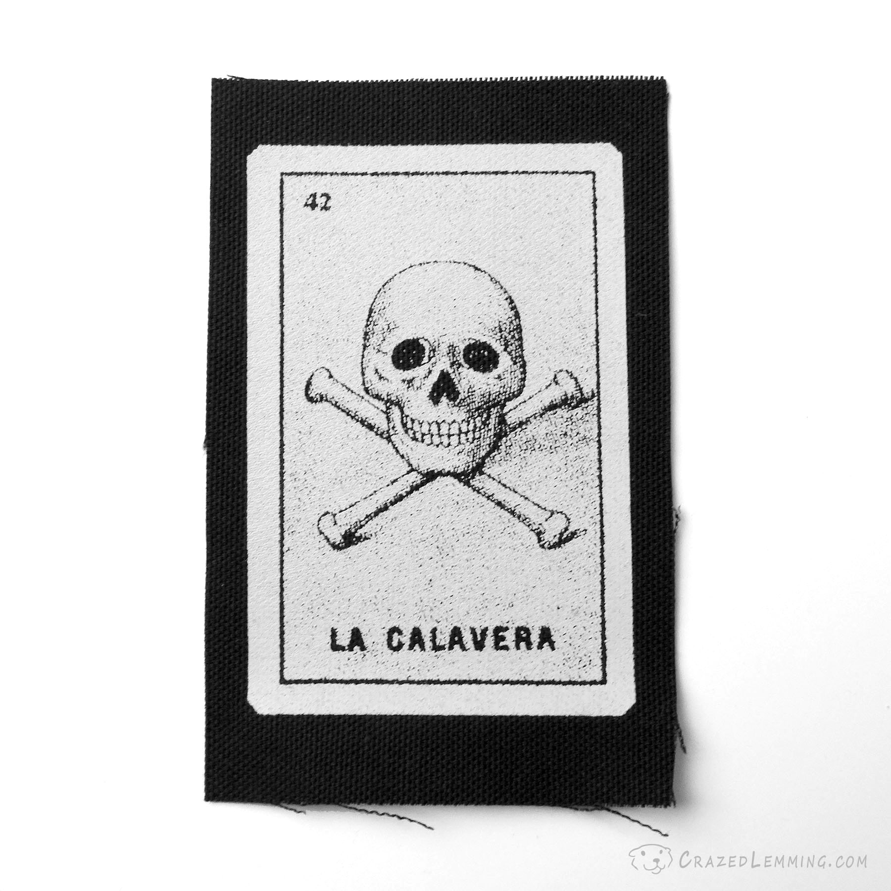 Skeleton Hands & Heart Iron-on Patch